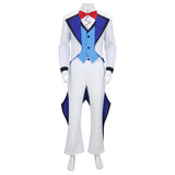 Hazbin Hotel Vox White Cosplay Costume Evening Gown Halloween Carnival Party Suit