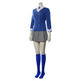 Heathers Veronica Sawyer Women Blue School Uniform Cosplay Costume Halloween Carnival Party Suit