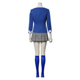 Heathers Veronica Sawyer Women Blue School Uniform Cosplay Costume Halloween Carnival Party Suit