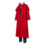 Herushingu Alucard Red Outfit Cosplay Costume Halloween Carnival Party Suit