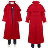 Herushingu Alucard Red Outfit Cosplay Costume Halloween Carnival Party Suit