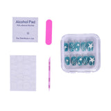 Hexed Billie Doe Blue Cosplay Nail Stickers Halloween Carnival Costume Accessories
