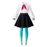 Hexed Billie White School Uniform for Kids Children Cosplay Costume Halloween Carnival Party Suit