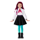 Hexed Billie White School Uniform for Kids Children Cosplay Costume Halloween Carnival Party Suit