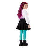 Hexed Billie White School Uniform for Kids Children Cosplay Costume Halloween Carnival Party Suit