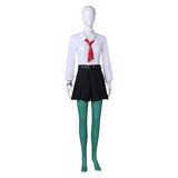 Hexed Billie Women White School Uniform Cosplay Costume Halloween Carnival Party Suit 