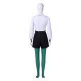 Hexed Billie Women White School Uniform Cosplay Costume Halloween Carnival Party Suit 
