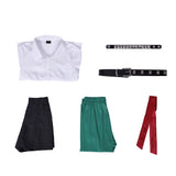 Hexed Billie Women White School Uniform Cosplay Costume Halloween Carnival Party Suit 