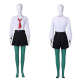 Hexed Billie Women White School Uniform Cosplay Costume Halloween Carnival Party Suit 