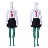 Hexed Billie Women White School Uniform Cosplay Costume Halloween Carnival Party Suit 
