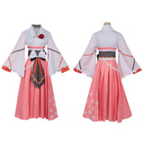 Hinagiku Kayou Shunkashuutou Daikousha: Haru no Mai Hinagiku Kayou Pink Dress Cosplay Costume Halloween Carnival Party Suit