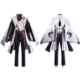 Honkai: Star Rail Ashveil Black and White Outfit Cosplay Costume Halloween Carnival Party Suit