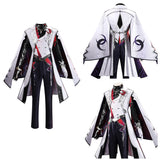 Honkai: Star Rail Ashveil Black and White Outfit Cosplay Costume Halloween Carnival Party Suit
