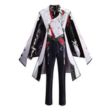 Honkai: Star Rail Ashveil Black and White Outfit Cosplay Costume Halloween Carnival Party Suit
