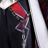 Honkai: Star Rail Ashveil Black and White Outfit Cosplay Costume Halloween Carnival Party Suit