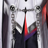 Honkai: Star Rail Ashveil Black and White Outfit Cosplay Costume Halloween Carnival Party Suit