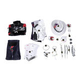 Honkai: Star Rail Ashveil Black and White Outfit Cosplay Costume Halloween Carnival Party Suit