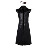 House of the Dragon 2 Prince Aemond Targaryen Black Sleeveless Coat With Eye Patch Cosplay Costume Outfits