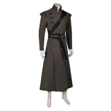 House of the Dragon 2 Prince Aemond Targaryen Grey Suit With Eye Patch Cosplay Costume Outfits