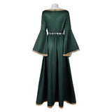 House of the Dragon Alicent Hightower Dark Green Dress Cosplay Costume Outfits