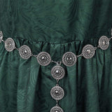 House of the Dragon Alicent Hightower Dark Green Dress Cosplay Costume Outfits