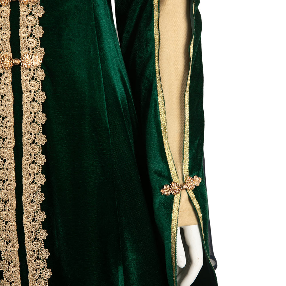 House of the Dragon Alicent Hightower Dark Green Dress Cosplay Costume Cosplaysky.ca House of the Dragon Alicent Hightower Dark Green Dress Cosplay Costume Cosplaysky.ca