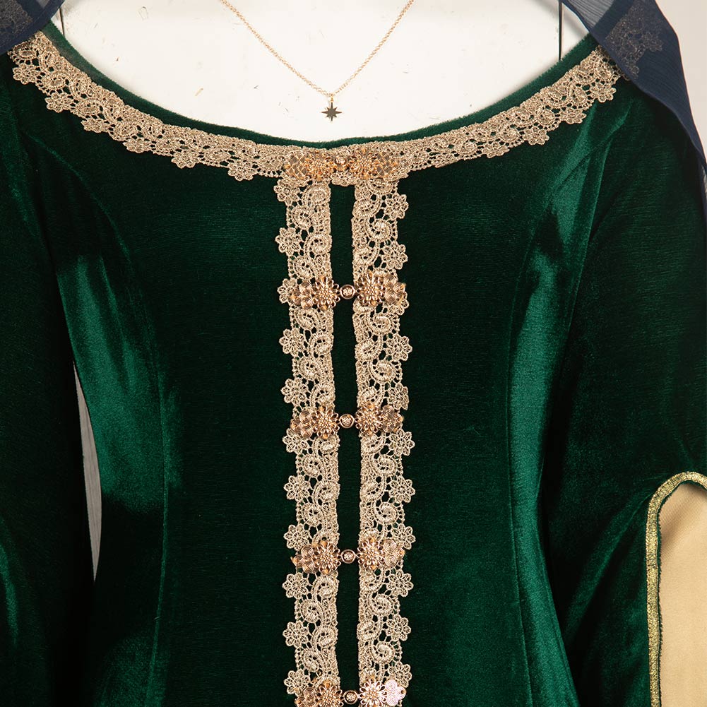 House of the Dragon Alicent Hightower Dark Green Dress Cosplay Costume Cosplaysky.ca House of the Dragon Alicent Hightower Dark Green Dress Cosplay Costume Cosplaysky.ca