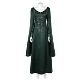 House of the Dragon Alicent Hightower Dark Green Long Dress Cosplay Costume Outfits
