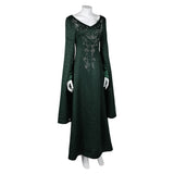 House of the Dragon Alicent Hightower Dark Green Long Dress Cosplay Costume Outfits