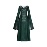 House of the Dragon Alicent Hightower Green Dress Cosplay Costume Halloween Carnival Party Suit 