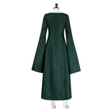 House of the Dragon Alicent Hightower Green Dress Cosplay Costume Halloween Carnival Party Suit 