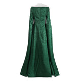 House of the Dragon Alicent Hightower Green Dress Cosplay Costume Halloween Carnival Party Suit