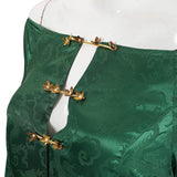 House of the Dragon Alicent Hightower Green Dress Cosplay Costume Halloween Carnival Party Suit