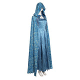 House of the Dragon Alicent Hightower Women Blue Outfit Cosplay Costume Halloween Carnival Party Suit