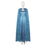 House of the Dragon Alicent Hightower Women Blue Outfit Cosplay Costume Halloween Carnival Party Suit
