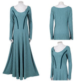 House of the Dragon Alicent Hightower Women Green Dress Cosplay Costume Halloween Carnival Party Suit