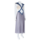House of the Dragon Daenerys Targaryen Women Gray Dress Cosplay Costume Halloween Carnival Party Suit