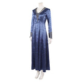 House of the Dragon Helaena Targaryen Women Blue Dress Cosplay Costume Halloween Carnival Party Suit