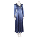 House of the Dragon Helaena Targaryen Women Blue Dress Cosplay Costume Halloween Carnival Party Suit
