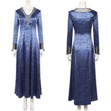 House of the Dragon Helaena Targaryen Women Blue Dress Cosplay Costume Halloween Carnival Party Suit