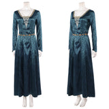 House of the Dragon Helaena Targaryen Women Green Dress Cosplay Costume Halloween Carnival Party Suit