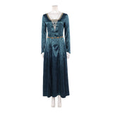 House of the Dragon Helaena Targaryen Women Green Dress Cosplay Costume Halloween Carnival Party Suit