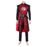 House of the Dragon Jacaerys Red Outfit Cosplay Costume Halloween Carnival Party Suit