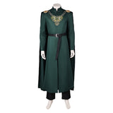 House of the Dragon King Aegon Targaryen Green Suit Cosplay Costume Outfits Halloween Carnival Suit