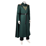 House of the Dragon King Aegon Targaryen Green Suit Cosplay Costume Outfits Halloween Carnival Suit