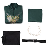 House of the Dragon King Aegon Targaryen Green Suit Cosplay Costume Outfits Halloween Carnival Suit