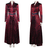 House of the Dragon Princess Rhaenyra Targaryen Women Red Outfit Cosplay Costume Halloween Carnival Party Suit