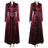 House of the Dragon Princess Rhaenyra Targaryen Women Red Outfit Cosplay Costume Halloween Carnival Party Suit