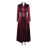 House of the Dragon Princess Rhaenyra Targaryen Women Red Outfit Cosplay Costume Halloween Carnival Party Suit