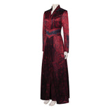 House of the Dragon Princess Rhaenyra Targaryen Women Red Outfit Cosplay Costume Halloween Carnival Party Suit